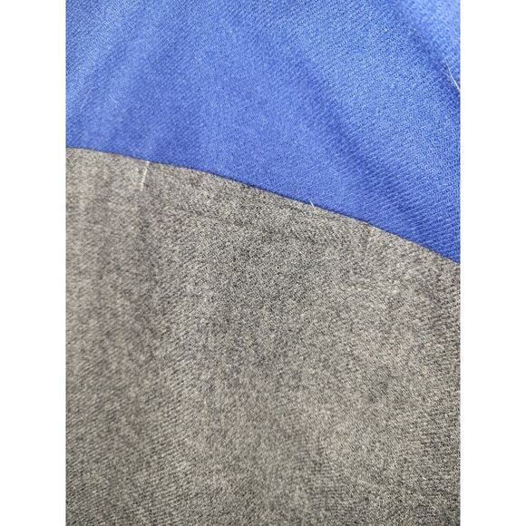 GAP Mini Skirt Women Sz 4 Blue Gray Wool Blend Lined Side Zip - Picture 5 of 9